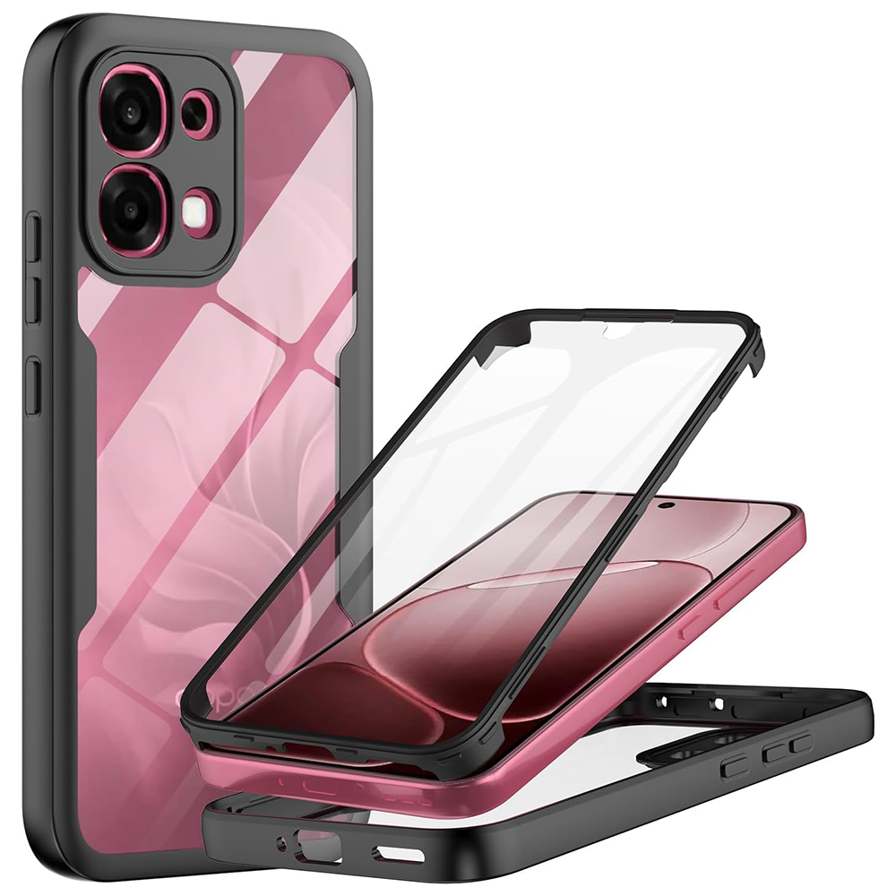 Techsuit - ColorVerse 360 Series + ochrana obrazovky - Oppo A6 Pro 4G / A6 Pro 5G - černá