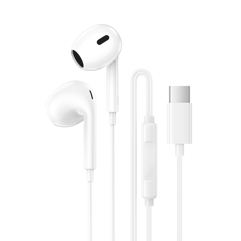 Sluchátka Borofone BM100 Max Fuente s mikrofonem Type C (DAC) bílá