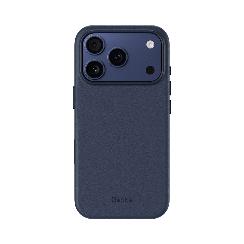 Kryt Benks Magnetic Vita Pro Silicone (A069) pro iPhone 17 Pro blue (tlačítko ovládání fotoaparátu)