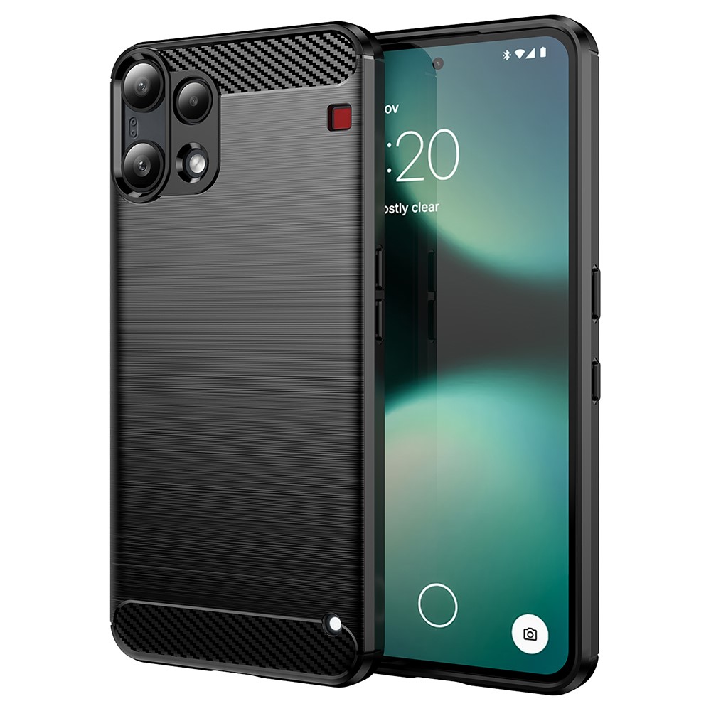 Techsuit - karbonový silikon - Nothing Phone (3a) Lite - černá