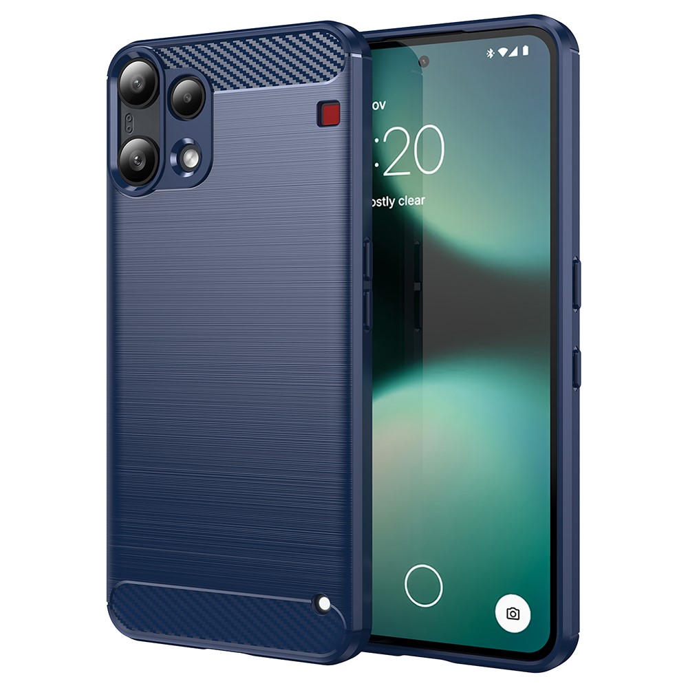 Techsuit - karbonový silikon - Nothing Phone (3a) Lite - modrý