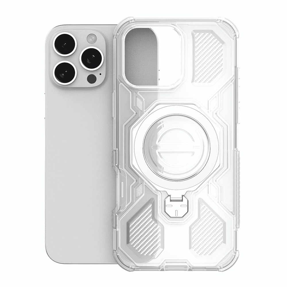 Techsuit – Carbon Shield PRO – OnePlus 15 – bílý průhledný