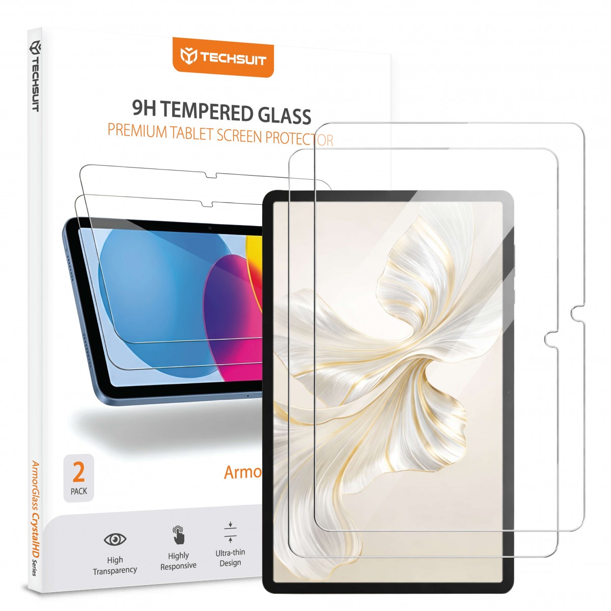 Techsuit - ochranné sklo ArmorGlass CrystalHD (2 ks) - Honor Pad 9 / Pad 10 - čiré