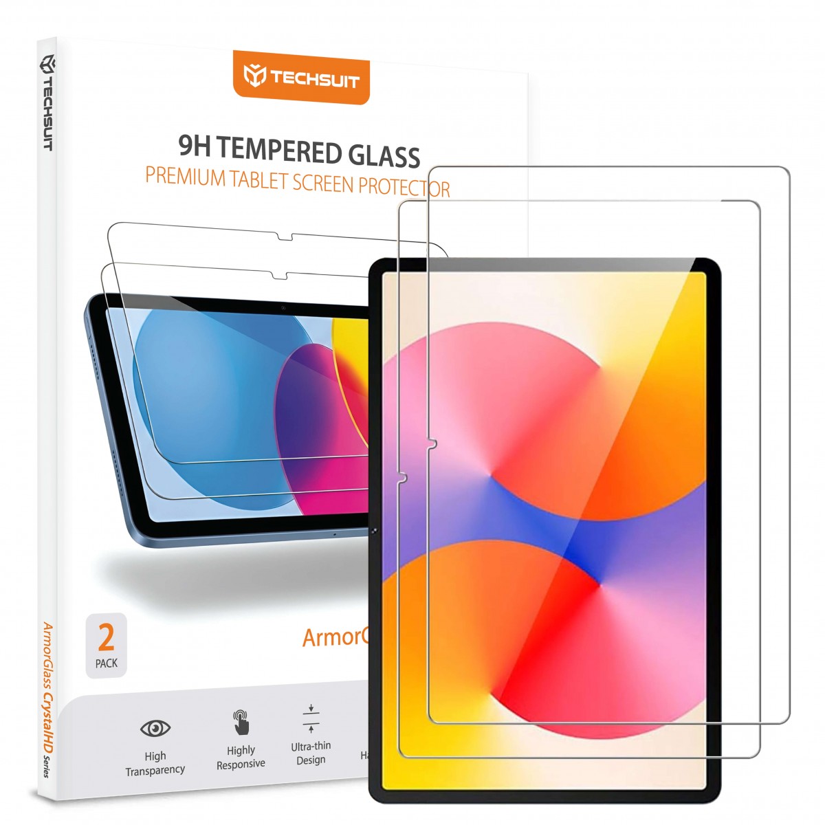 Techsuit - ArmorGlass CrystalHD (2 ks) - Huawei MatePad SE 11 - čiré