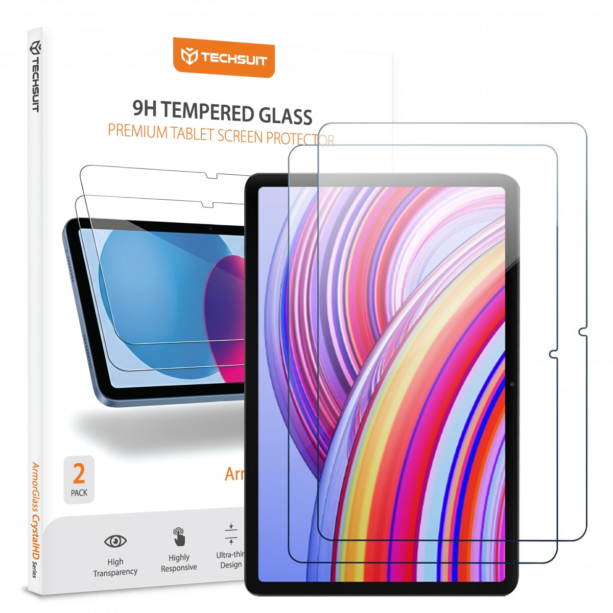 Techsuit - ArmorGlass CrystalHD (2 kusy) - Xiaomi Redmi Pad Pro / Pad Pro 5G / Poco Pad - čiré