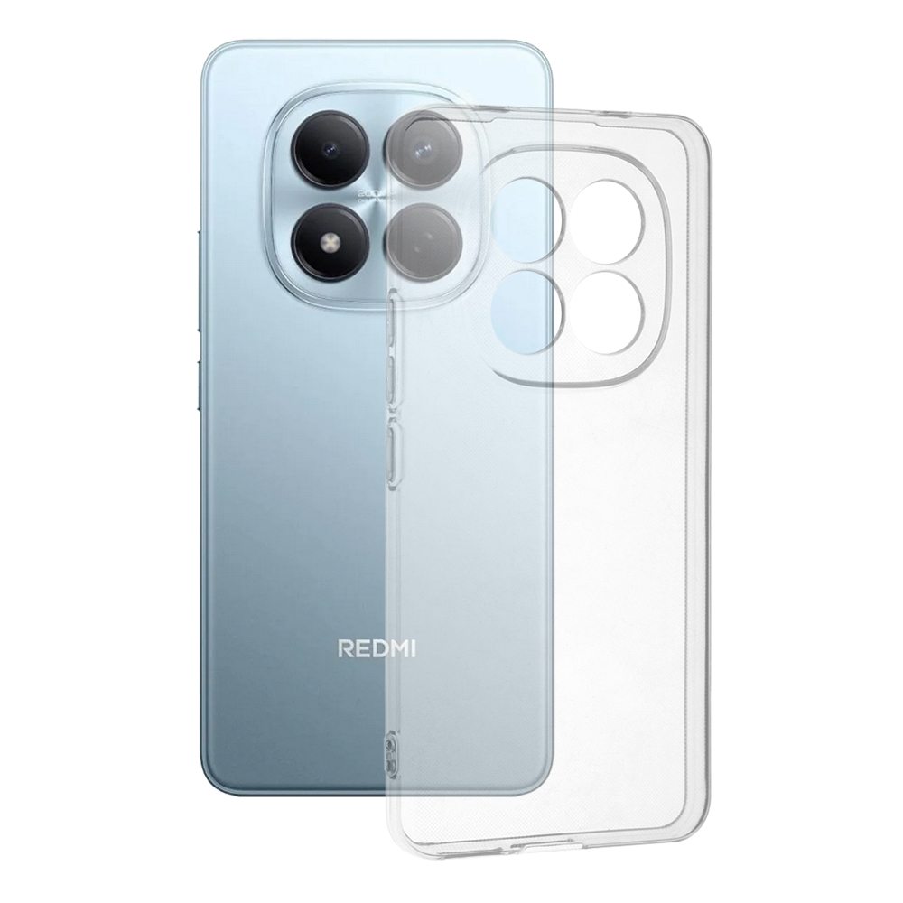 Techsuit - průhledný silikonový kryt - Xiaomi Redmi Note 15 Pro 4G - transparentní