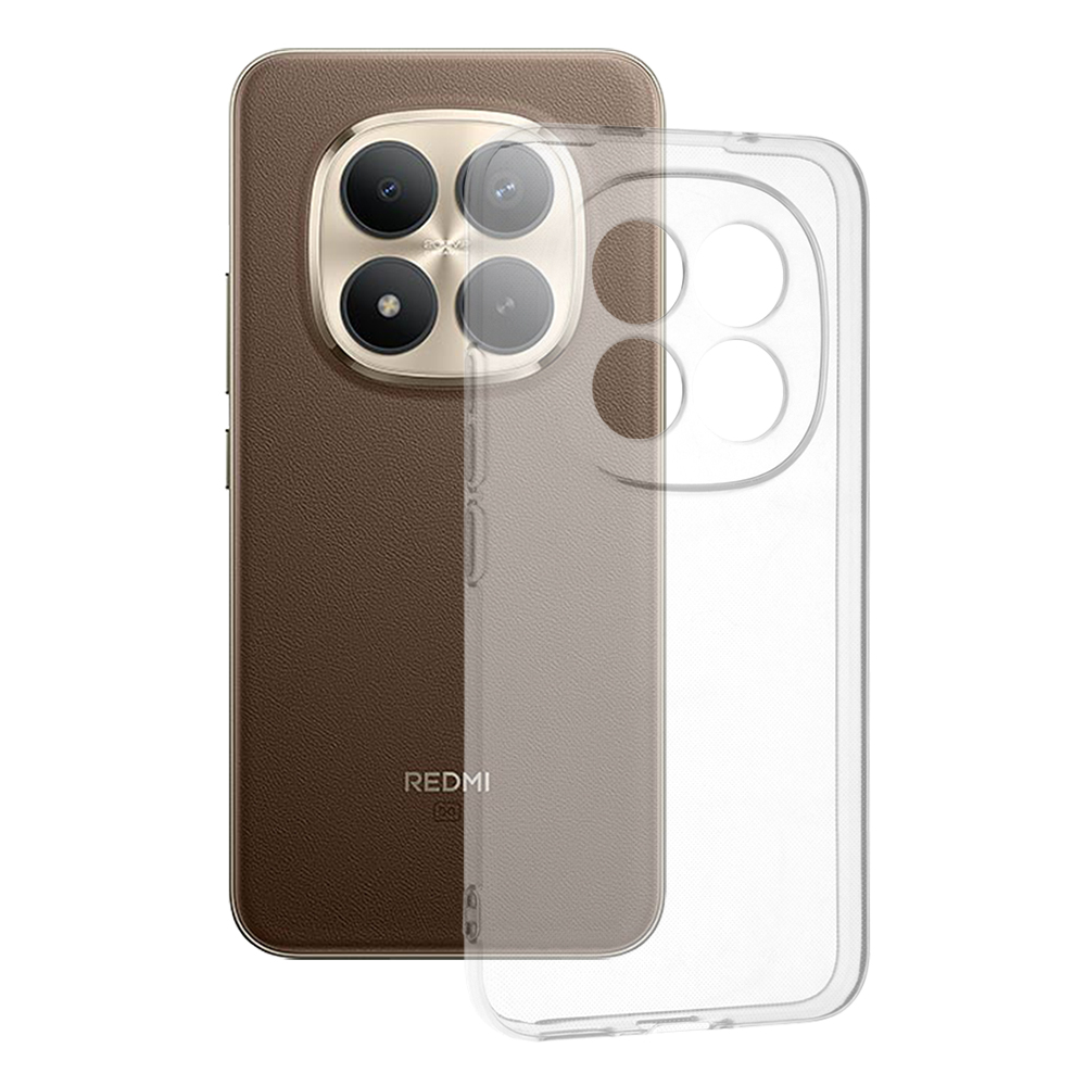 Techsuit - čirý silikon - Xiaomi Redmi Note 15 Pro+ 5G / Poco M8 Pro 5G - transparentní