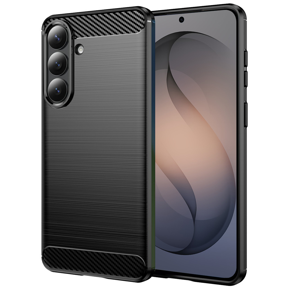 Techsuit - Carbon Silicone - Samsung Galaxy S26 - černé