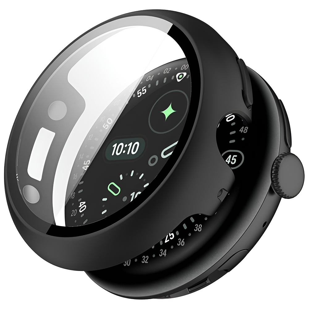 Techsuit - pouzdro Defense360 Pro s ochranou displeje pro Google Pixel Watch 4 45mm, černá