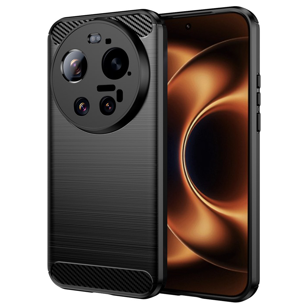 Techsuit - karbonový silikon - Xiaomi 17 Ultra - černá