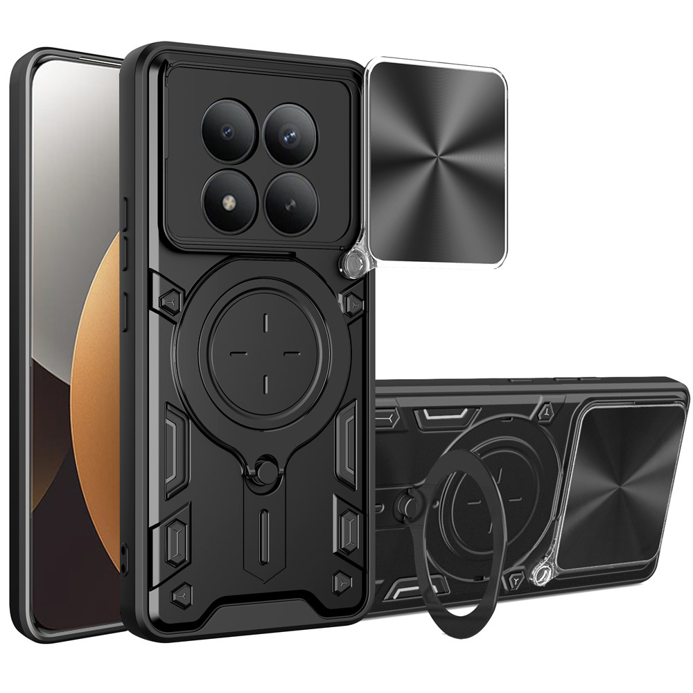 Techsuit CamGuard Pro pro Xiaomi Redmi Note 15 Pro+ 5G / Poco M8 Pro 5G - černý