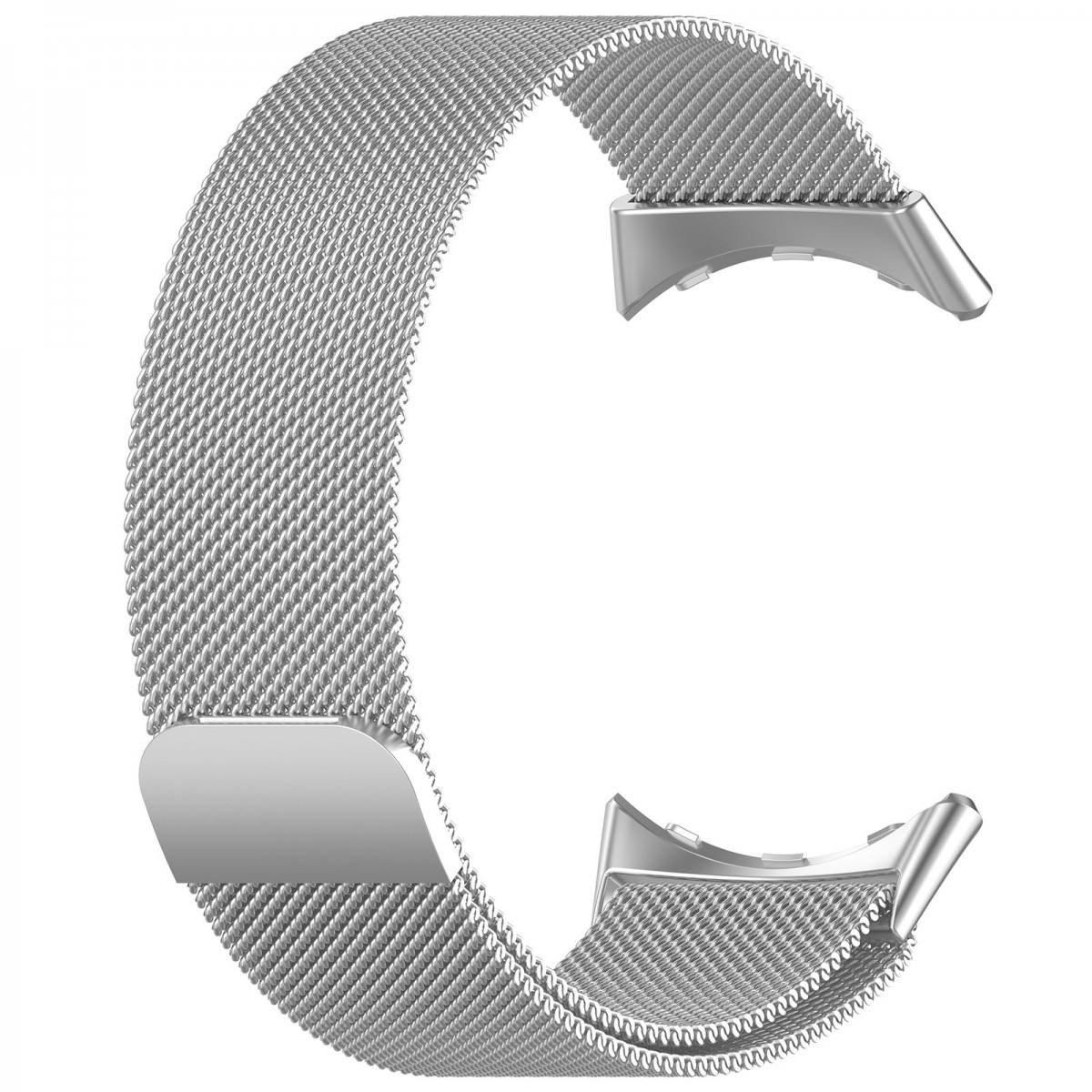 Techsuit - řemínek na hodinky (W009) - Google Pixel Watch 4 45mm - stříbrný