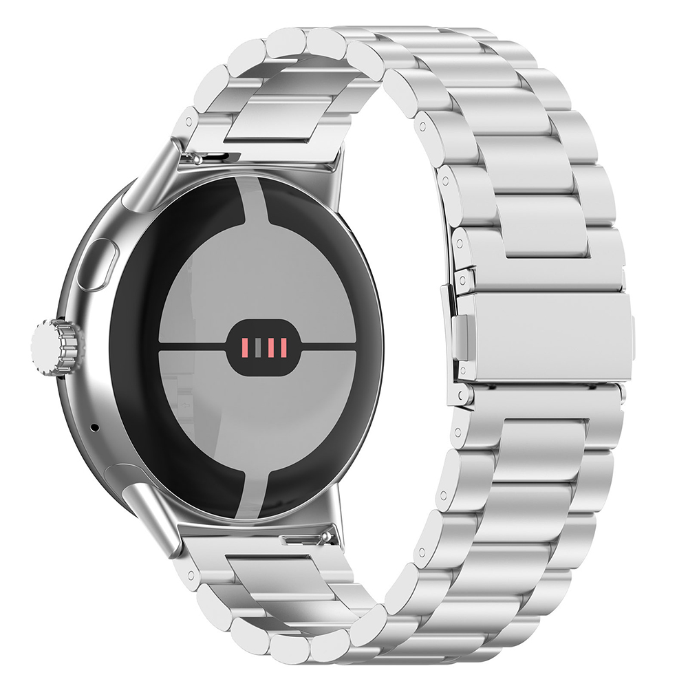 Techsuit - řemínek (W010) pro Google Pixel Watch 4 45mm - stříbrný