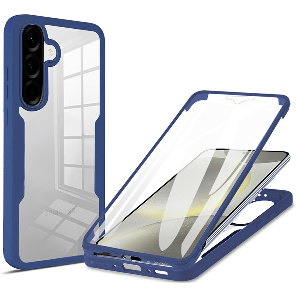Techsuit - pouzdro ColorVerse 360 Series s ochrannou fólií - Samsung Galaxy A37 5G - modrá
