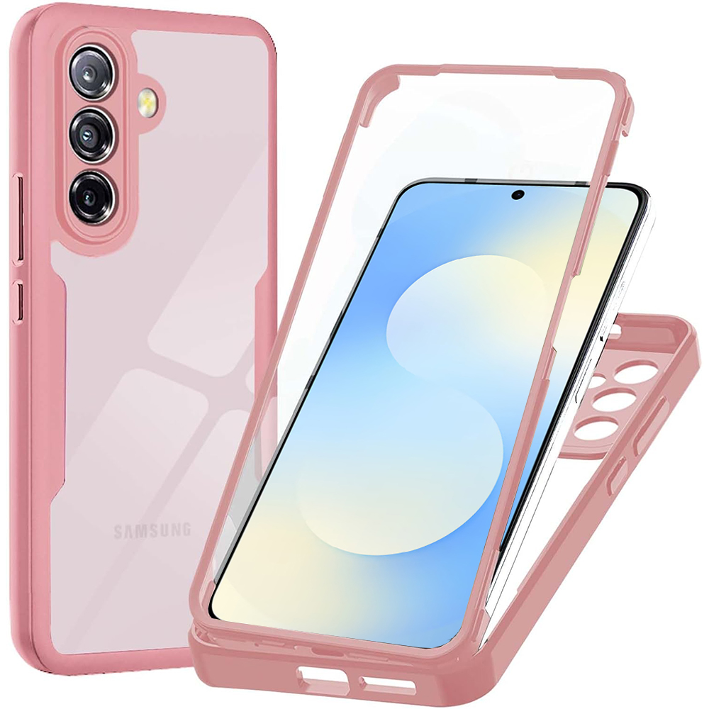Techsuit - ColorVerse 360 Series + ochranná fólie - Samsung Galaxy A57 5G - růžová