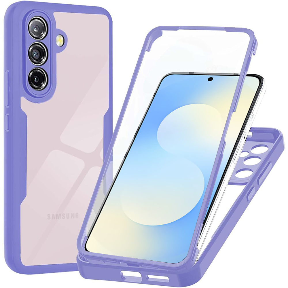Techsuit - ColorVerse 360 Series + ochranná fólie - Samsung Galaxy A57 5G - fialová