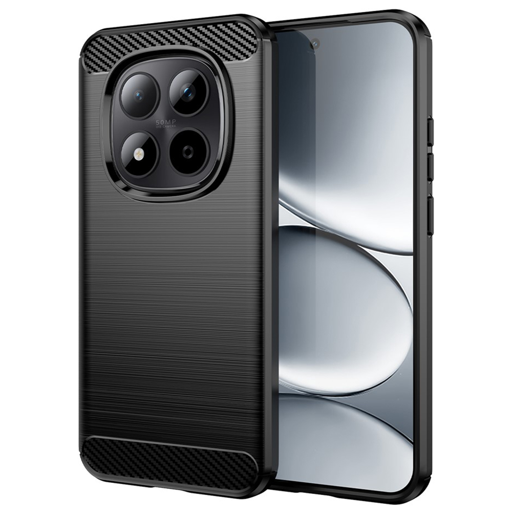 Techsuit - karbonový silikon - Xiaomi Redmi Note 15 Pro 4G - černá