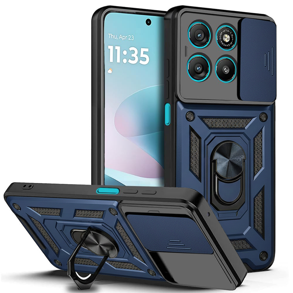 Techsuit CamShield series pro Motorola Moto G57 Power / G67 Power, modrá