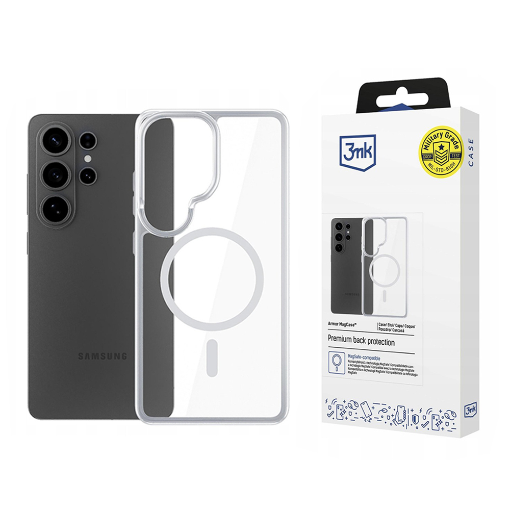 3mk - Armor MagCase - Samsung Galaxy S26 Ultra - průhledný
