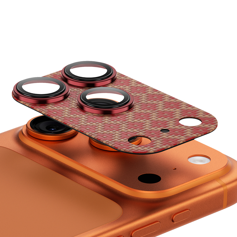Tvrzené sklo Benks Armor Warrior Lens (OR69) pro iPhone 17 Pro ArmorGrid orange