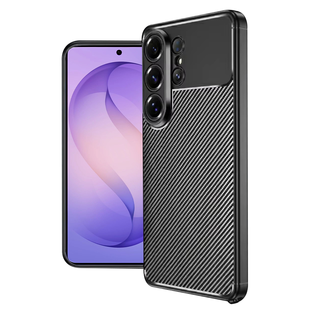 Techsuit CarbonFiber pro Samsung Galaxy S26 Ultračerná
