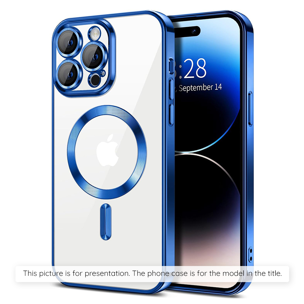 Techsuit Luxury Crystal MagSafe pro Samsung Galaxy S26 Plustmavě modrá
