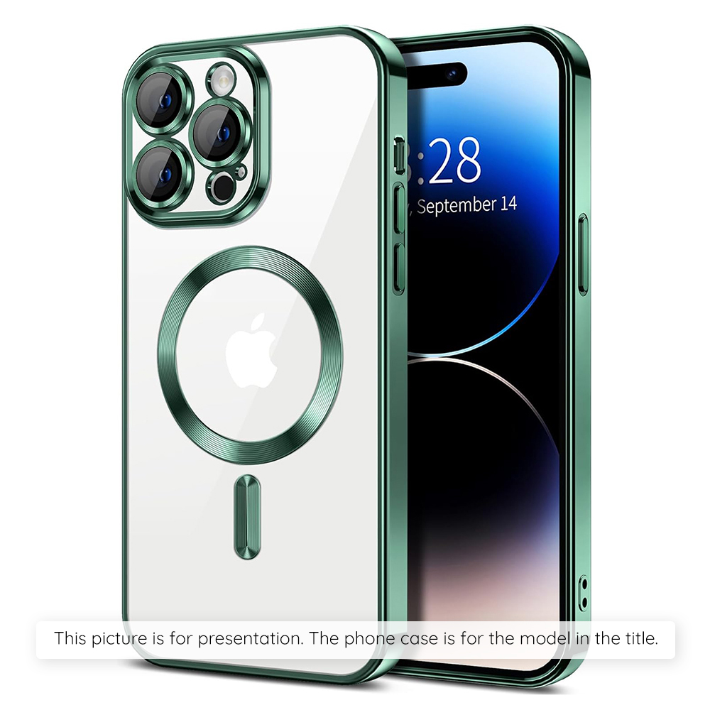 Techsuit - Luxury Crystal MagSafe - Samsung Galaxy S26 Plus - tmavě zelený