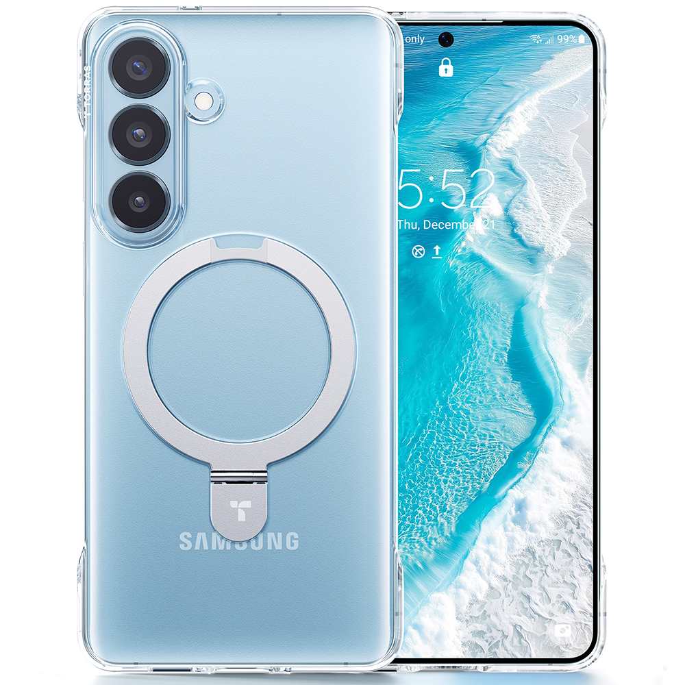 Torras Ostand Slim Series pro Samsung Galaxy S26 Plusprůhledná