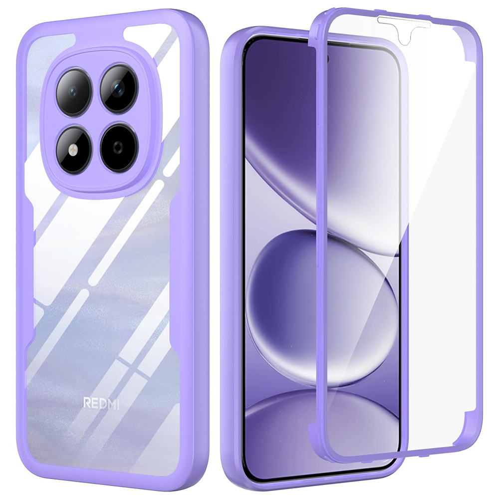 Techsuit - ColorVerse 360 Series + ochrana displeje - Xiaomi Redmi Note 15 Pro 5G - fialová