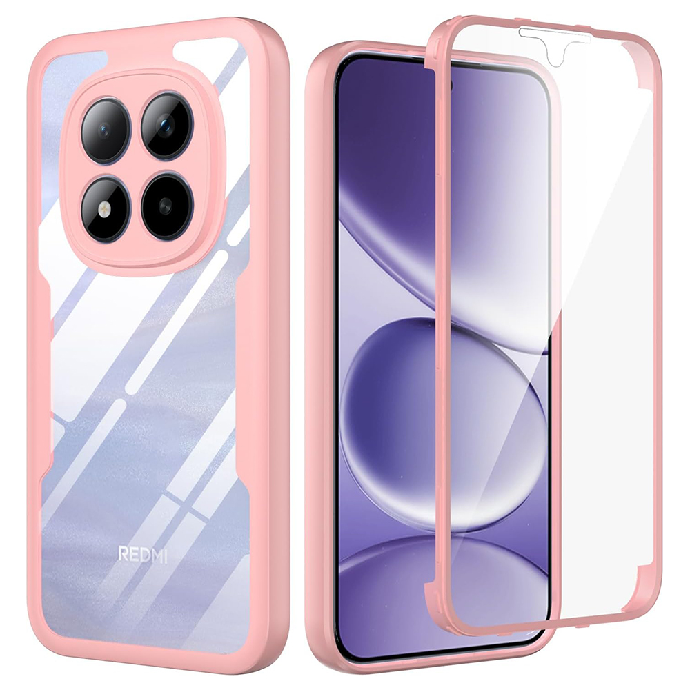 Techsuit - ColorVerse 360 Series + ochrana displeje - Xiaomi Redmi Note 15 Pro+ 5G / Poco M8 Pro 5G - růžová