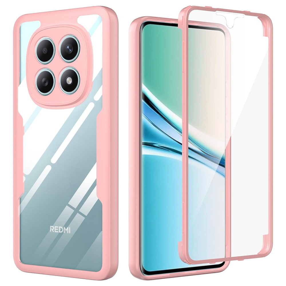Techsuit - ColorVerse 360 Series + ochrana displeje - Xiaomi Redmi Note 15 4G - růžová