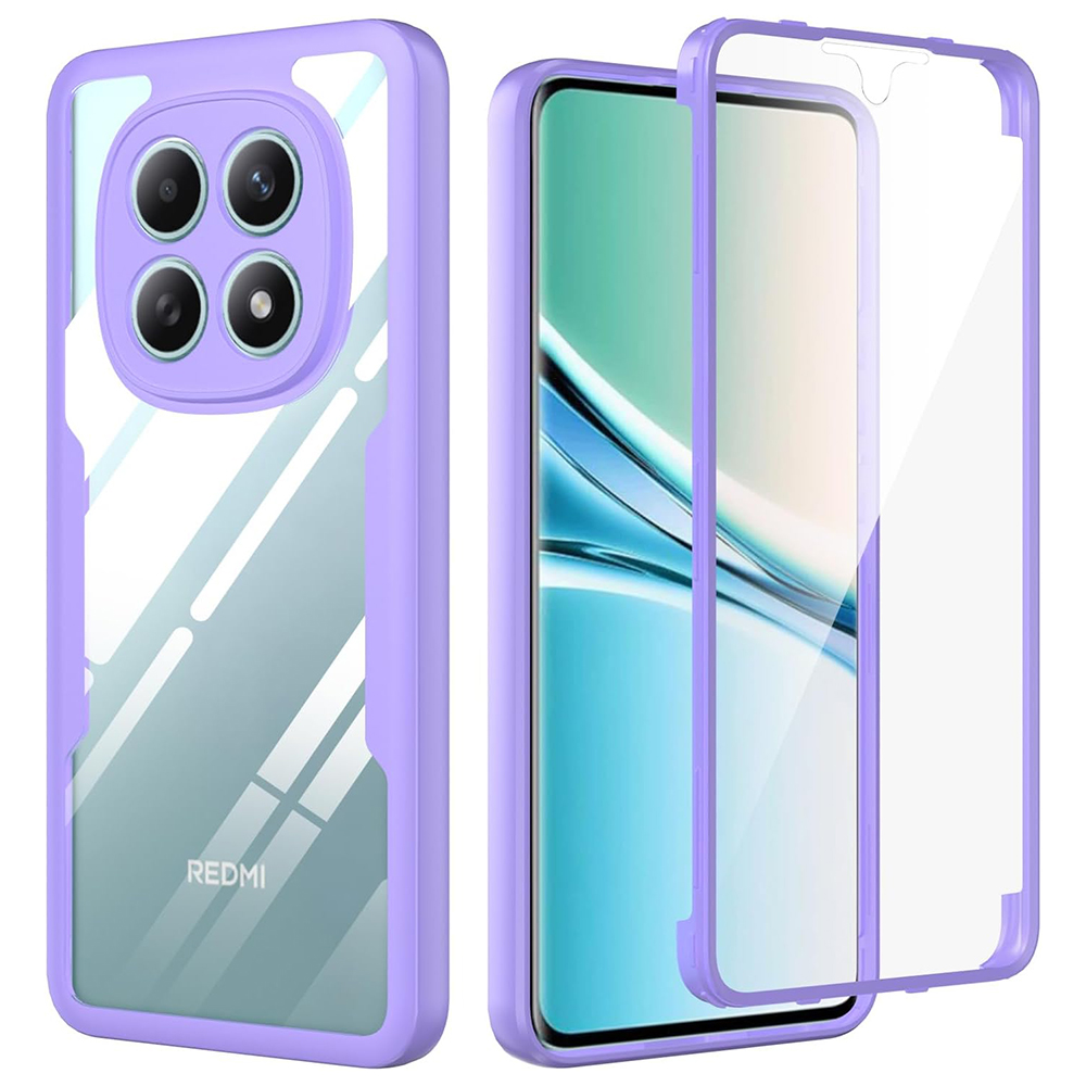 Techsuit - ColorVerse 360 Series + ochrana displeje - Xiaomi Redmi Note 15 4G - fialová