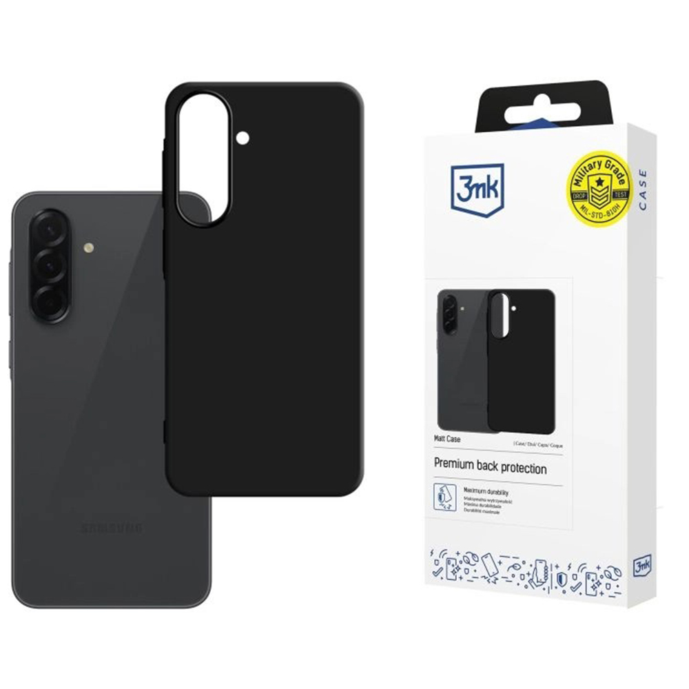 3mk matné pouzdro Samsung Galaxy A57 5G černé