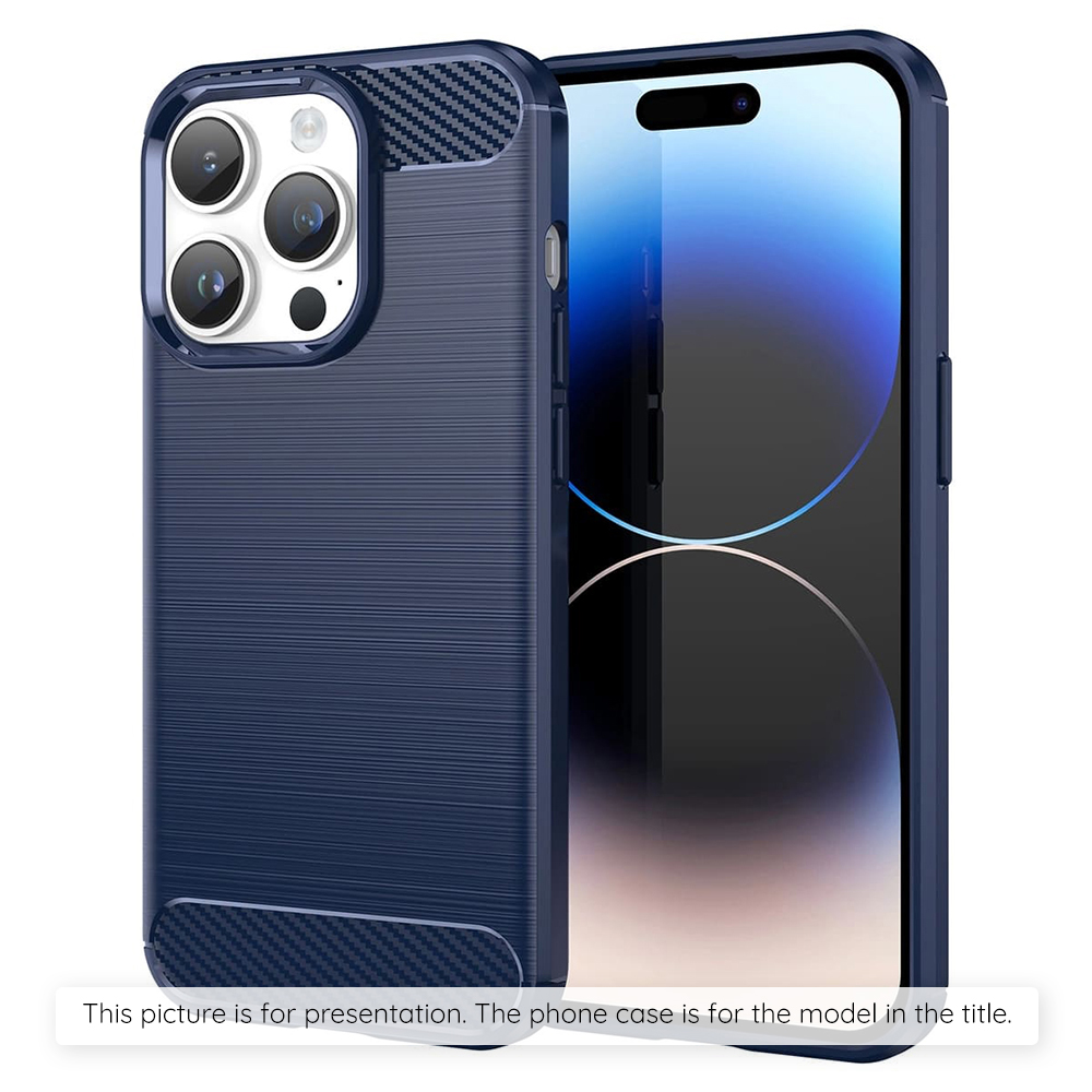 Techsuit - Carbon Silicone - Xiaomi Redmi Note 15 Pro+ 5G / Poco M8 Pro 5G - Modrá