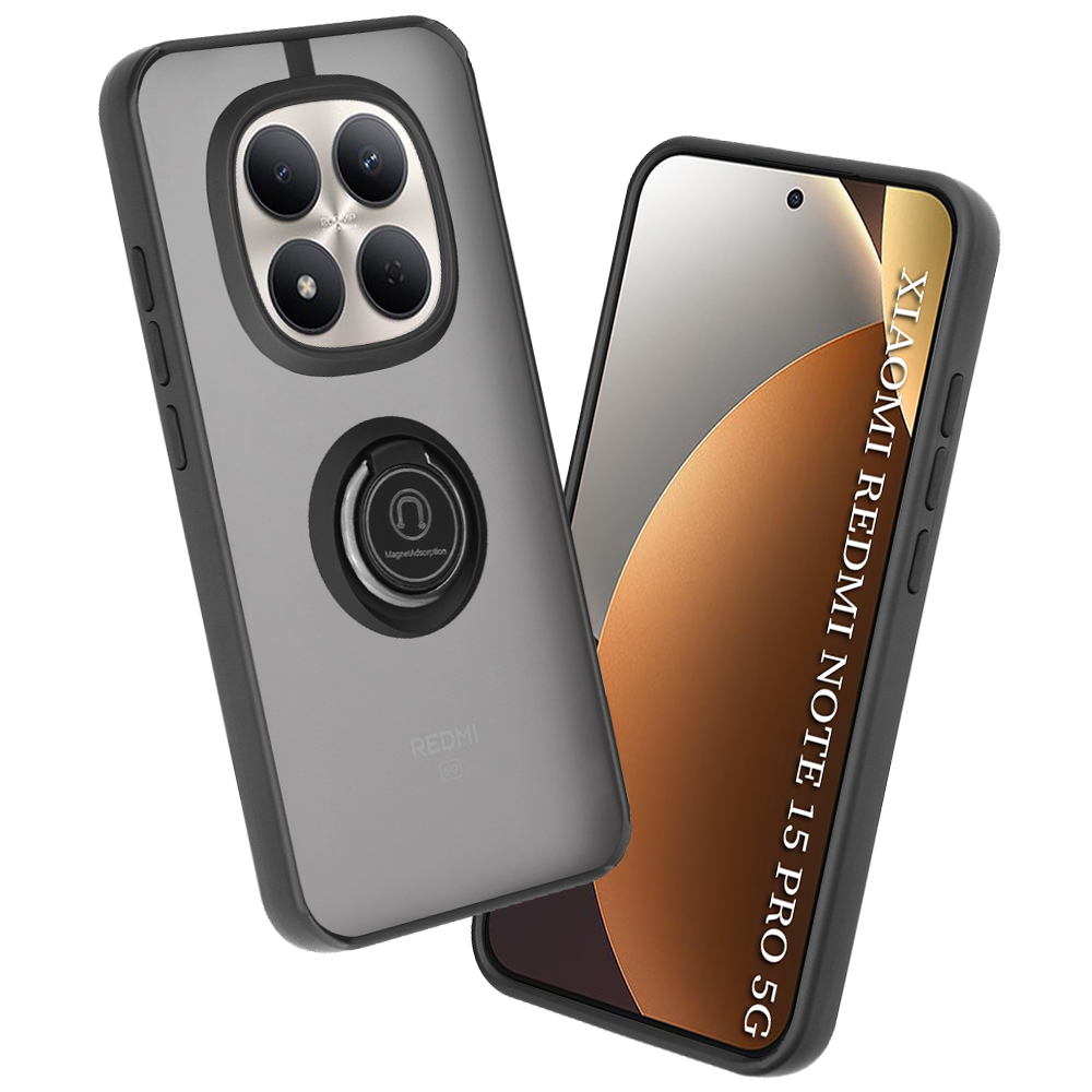 Techsuit - Glinth - Xiaomi Redmi Note 15 Pro 5G - Černá