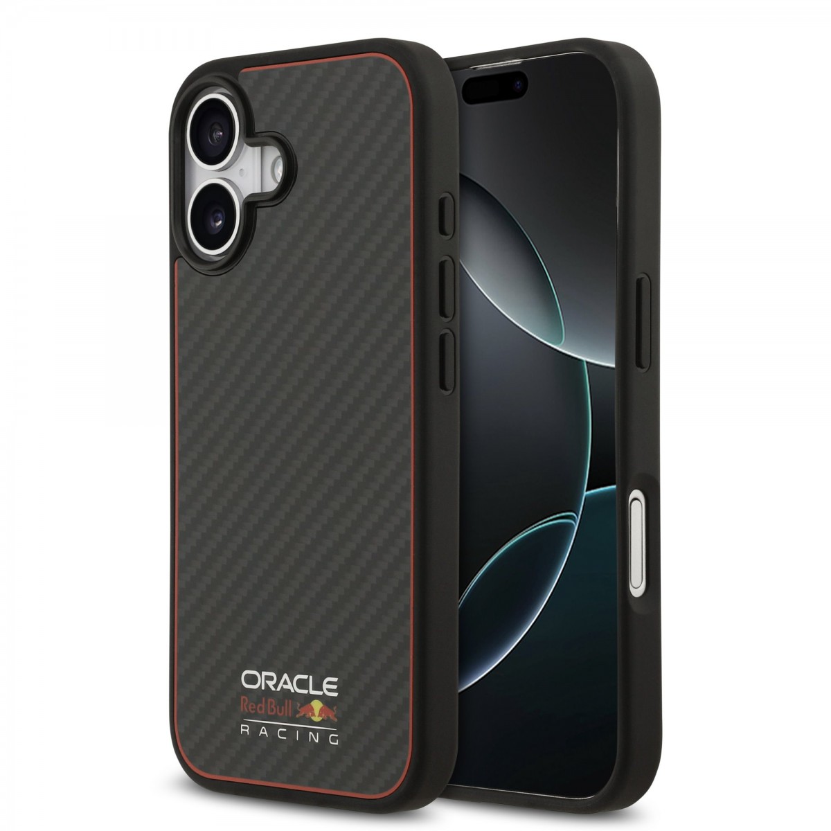 Zadní kryt Red Bull Kevlar MagSafe pro iPhone 17 Black