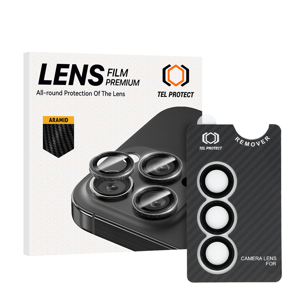 Tvrzené sklo Tel Protect 3D Lens Aramid Series na fotoaparát pro Samsung Galaxy S26