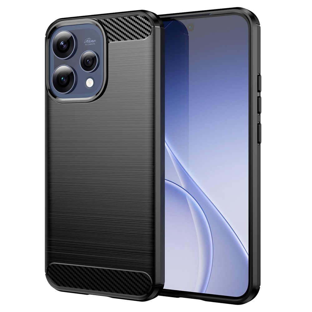 Techsuit - Carbon Silicone - Oppo Reno15 - Černá