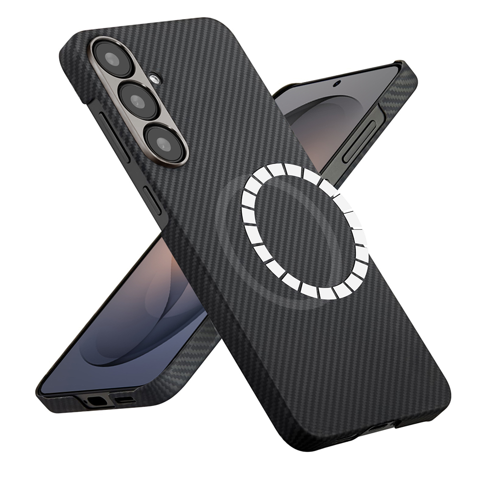 Techsuit - Aramid Fiber MagSafe - Samsung Galaxy S26 - Černá