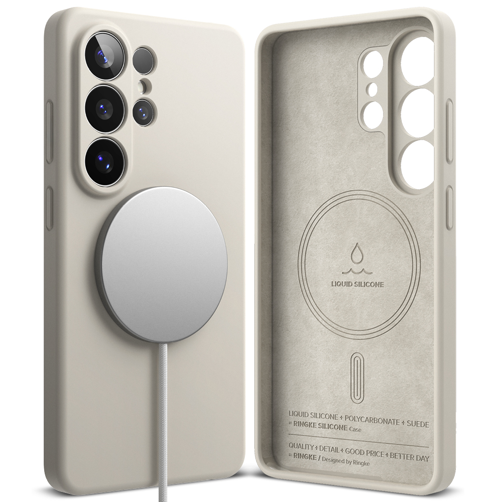 Ringke - Silicone MagSafe - Samsung Galaxy S26 Ultra - Kamenná šedá