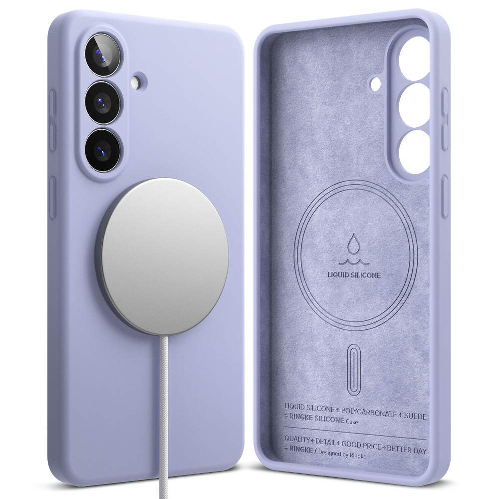 Ringke - Silicone MagSafe - Samsung Galaxy S26 Plus - Levandulový