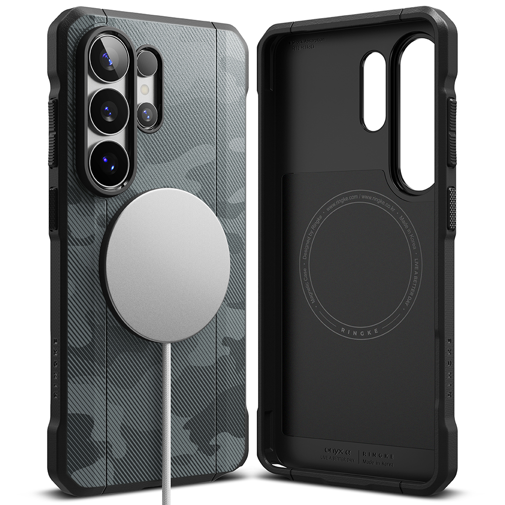 Ringke - Onyx Alpha MagSafe - Samsung Galaxy S26 Ultra - Maskáčová černá