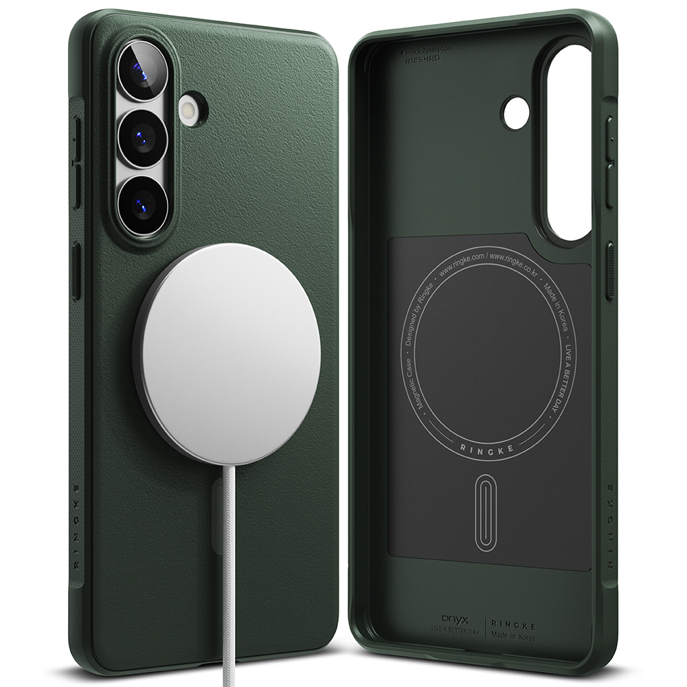 Ringke - Onyx MagSafe - Samsung Galaxy S26 Plus - Tmavě zelená