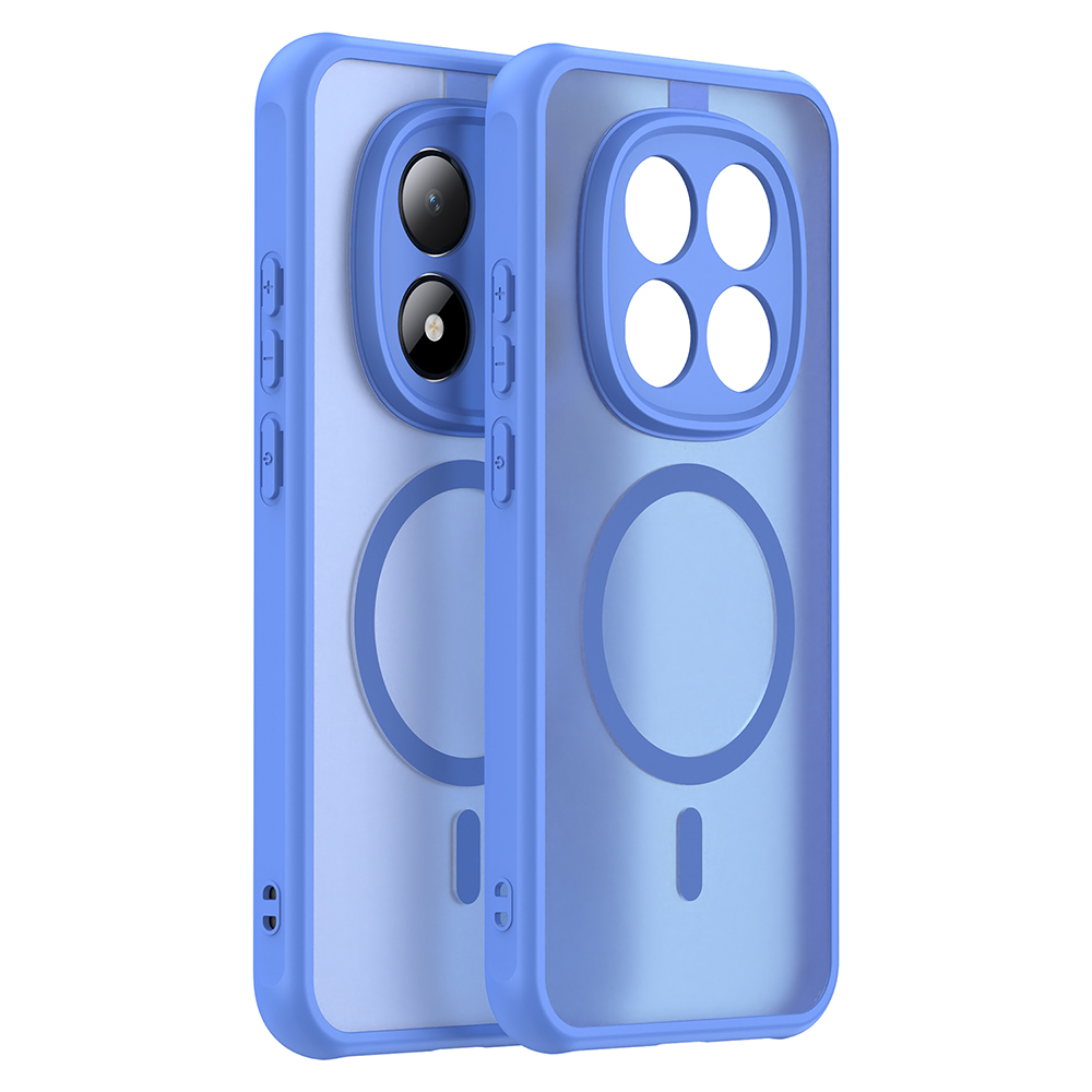 Techsuit - HaloFrost II MagSafe - Xiaomi Redmi Note 15 Pro 5G - Nebesky modrá