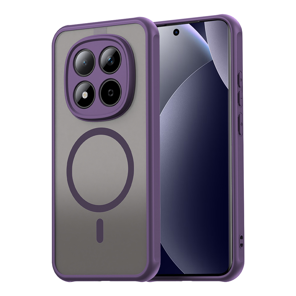 Techsuit - HaloFrost II MagSafe - Xiaomi Redmi Note 15 Pro 5G - Fialová