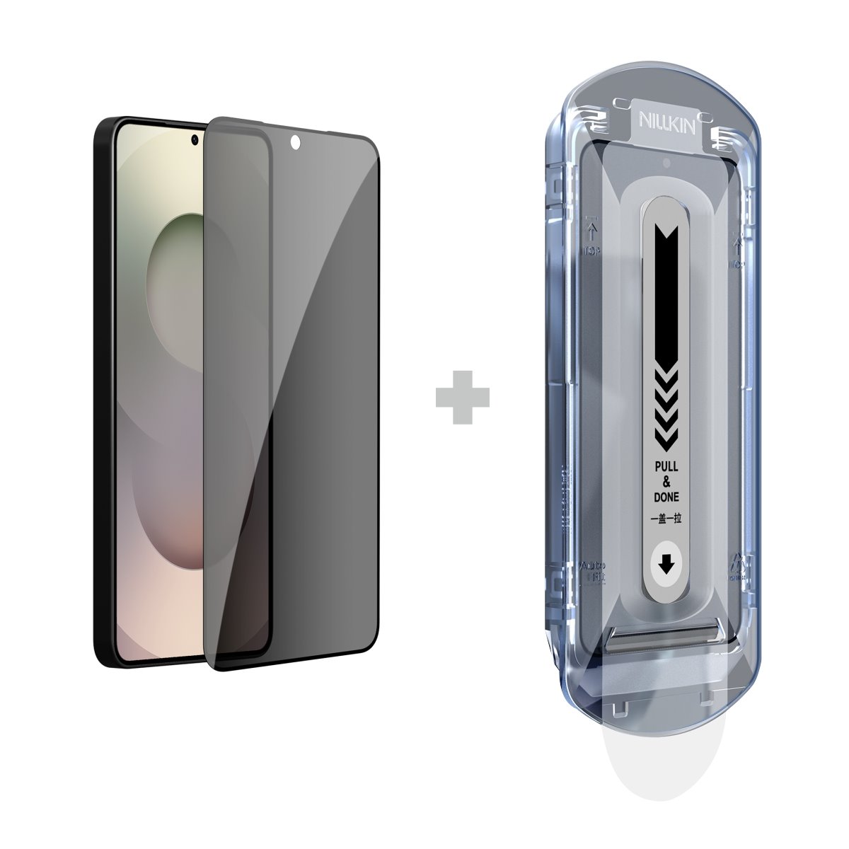 Tvrzené sklo Nillkin 0.25mm Guardian 2.5D pro Samsung Galaxy S26 Black (s aplikátorem)