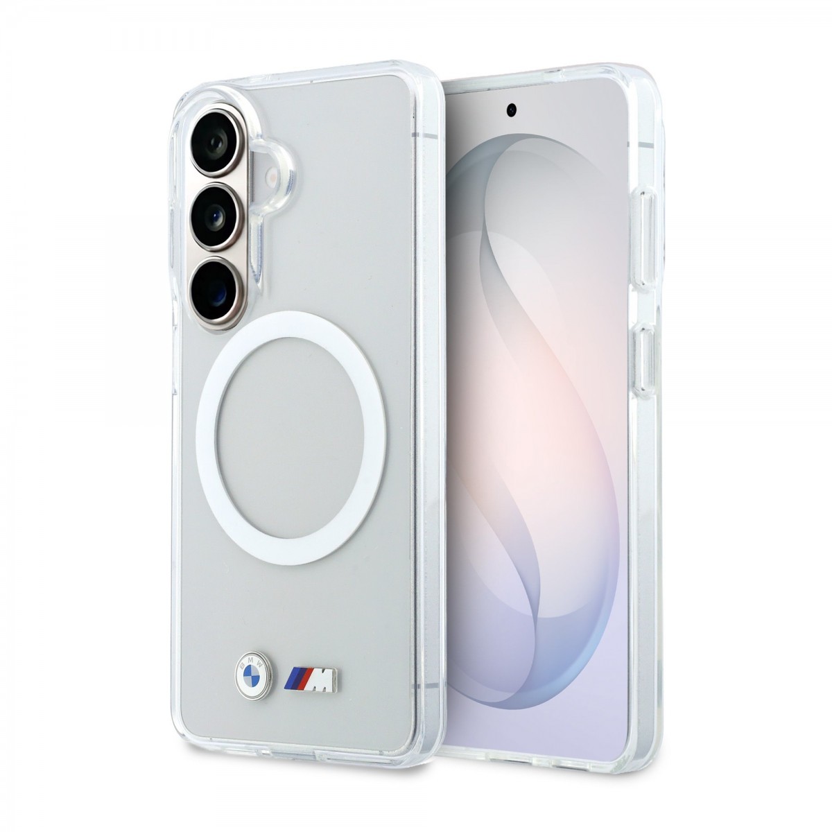 Zadní kryt BMW M IML Metal Logo Magnetic pro Samsung Galaxy S26 průhledný