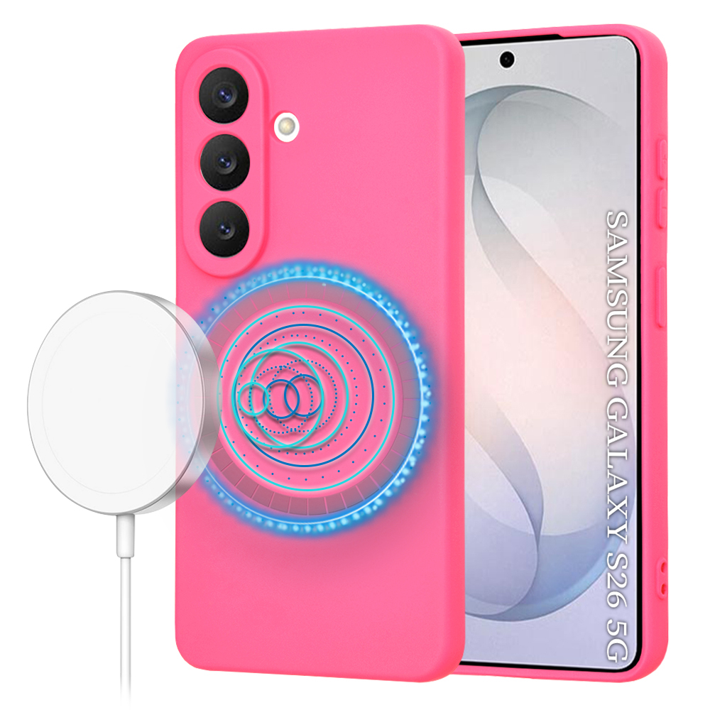 Techsuit - SoftFlex MagSafe - Samsung Galaxy S26 - Sytě růžová