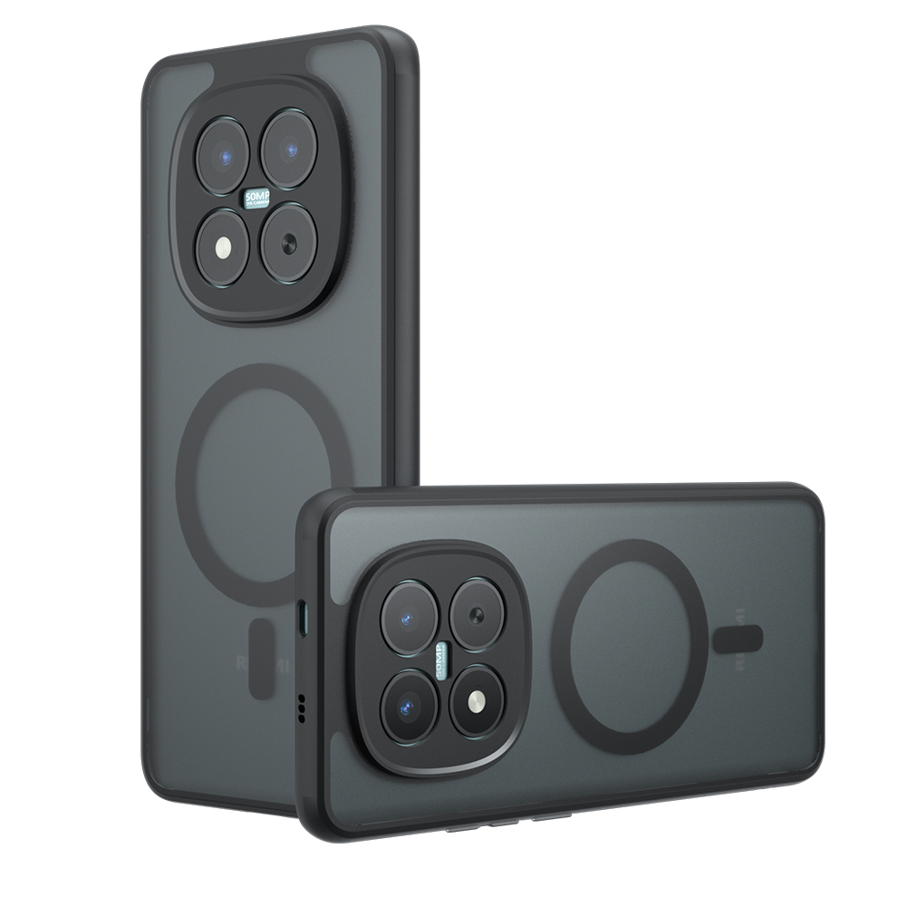 Techsuit - PureFrost MagSafe - Xiaomi Redmi Note 15 Pro+ 5G / Poco M8 Pro 5G - Matná černá