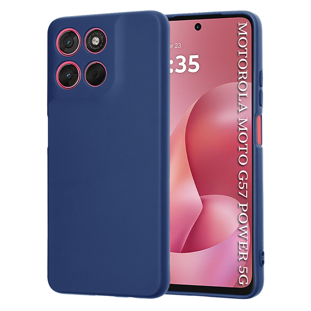 Techsuit - SoftFlex - Motorola Moto G57 Power / G67 Power - Námořnická modrá